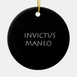 Invictus maneo keramisch ornament