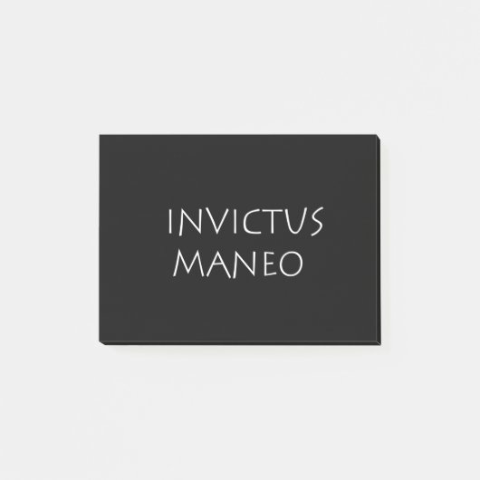 Invictus maneo post-it® notes (Voorkant)