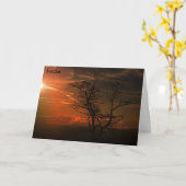 Invictus Poem, een wil om te overleven Kaart (Gele Bloem)