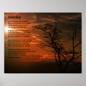 Invictus Poem, een wil om te overleven Poster (Voorkant)