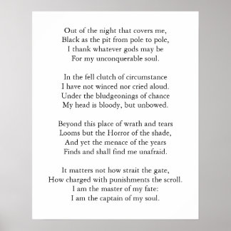 Invictus Poster