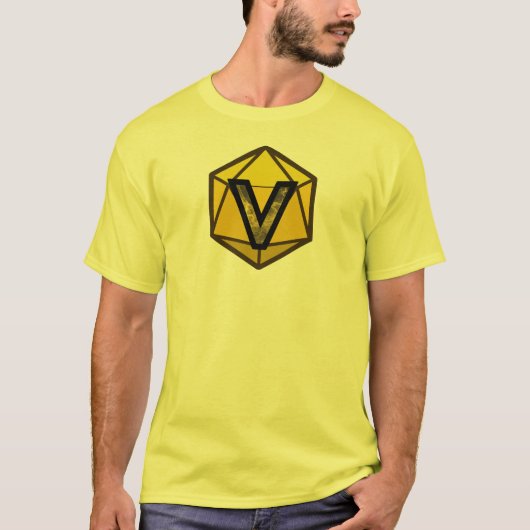 INVICTUS T-Shirt - Geel team (Voorkant)