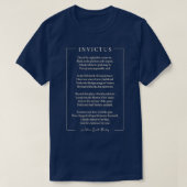 Invictus white t-shirt (Design voorkant)
