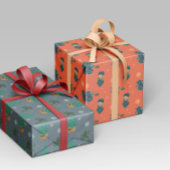 Invierno acogedor con té caliente y pastas cadeaupapier