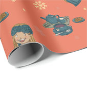 Invierno acogedor con té caliente y pastas cadeaupapier (Rol Hoek)