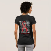 INVINCIBEL...hersenzenuwstelsel T-shirt (Achterkant volledig)