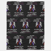 INVINCIBLE... Arachnoiditis Fleece Deken (Voorkant)