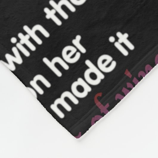 INVINCIBLE... Arachnoiditis Fleece Deken (Hoek)