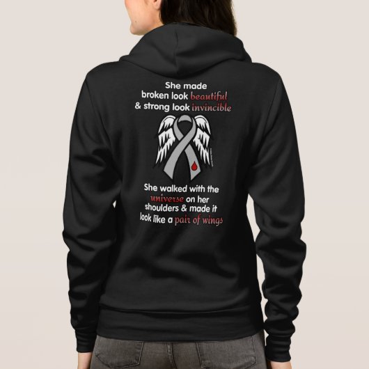 INVINCIBLE... Diabetes Hoodie (Achterkant)