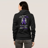 INVINCIBLE... Epilepsie Hoodie (Achterkant volledig)