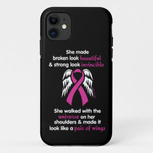 Invincible/her.. borstkanker Case-Mate iPhone case