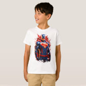 Invincible Heroes: het superduurzaamheidsontwerp v T-shirt (Voorkant volledig)