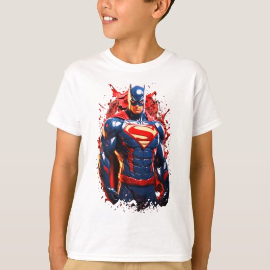Invincible Heroes: het superduurzaamheidsontwerp v T-shirt (Voorkant)