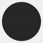 Invincible - Motivational  Ronde Sticker (Voorkant)