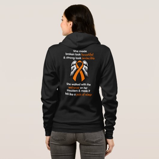 INVINCIBLE...RSD/CRPS HOODIE (Achterkant volledig)
