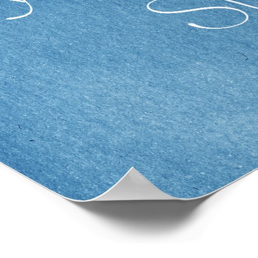 Invincible Summer Inspirerend Blue Art Print (Hoek)