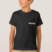 Invincible t-shirt Black (Voorkant)