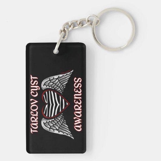 INVINCIBLE... Tarlov Cyst Sleutelhanger (achterkant)