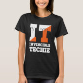 Invincible Techie Computer Programmer Tech Savy T-shirt (Voorkant)