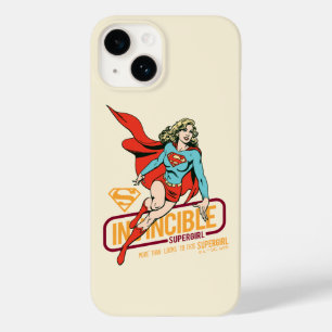 Invincie Supergirl Retro Grafisch Case-Mate iPhone 14 Hoesje