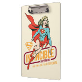 Invincie Supergirl Retro Grafisch Klembord (Links)