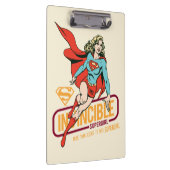 Invincie Supergirl Retro Grafisch Klembord (Rechts)