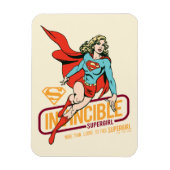 Invincie Supergirl Retro Grafisch Magneet (Verticaal)