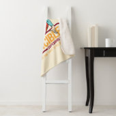 Invincie Supergirl Retro Grafisch Sherpa Deken (In situ)