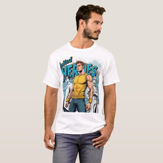InvinDoel" Superhero Fan T-Shirt - Inspired by th (Voorkant volledig)