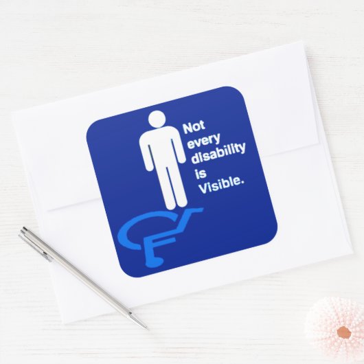Invisible Disability Stickers (Envelop)