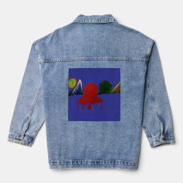 Invisible Girl Trapped in Another Universe Denim Jacket