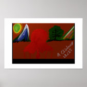 Invisible Girl Trapped in Another Universe Poster (Voorkant)