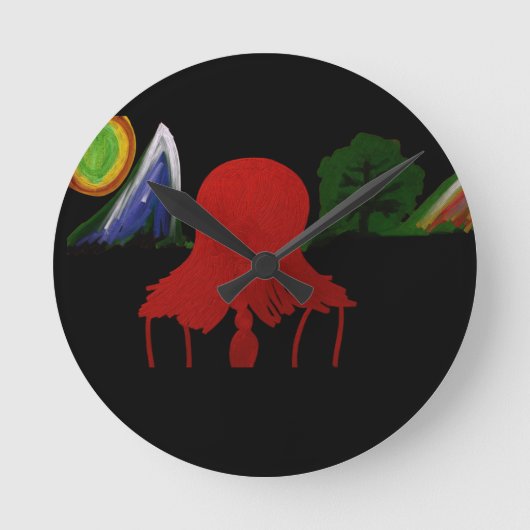 Invisible Girl Trapped in Another Universe Ronde Klok (Voorkant)