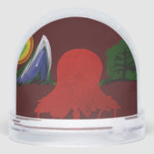 Invisible Girl Trapped in Another Universe Sneeuwbol (Achterkant)