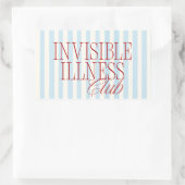 'Invisible Illness Club' Cute Spoonie Sticker (Tas)