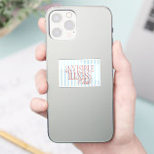 'Invisible Illness Club' Mooie Spoonie Sticker (Telefoon)