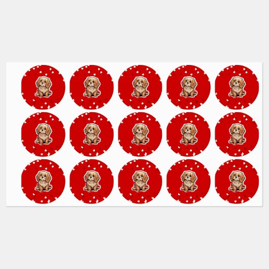 Invisible Leash Dog Memorial Art - Hij is er nog s Labels (Vel)