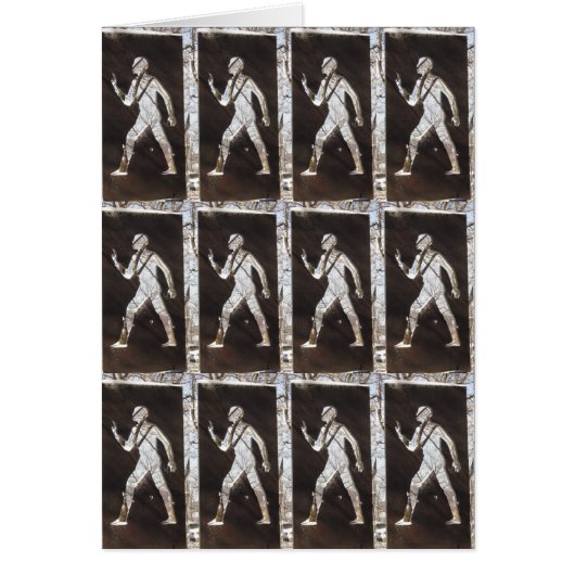 INVISIBLE MAN  NOTECARD (Voorkant)