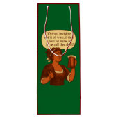 Invisible Spirit of Wine Wijn Cadeautas (Achterkant)