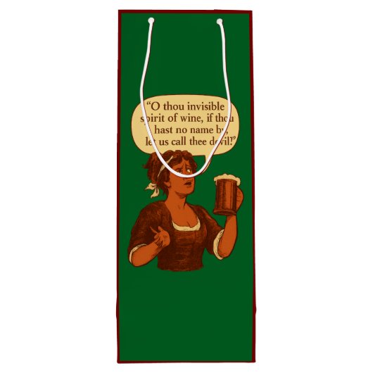 Invisible Spirit of Wine Wijn Cadeautas (Achterkant)