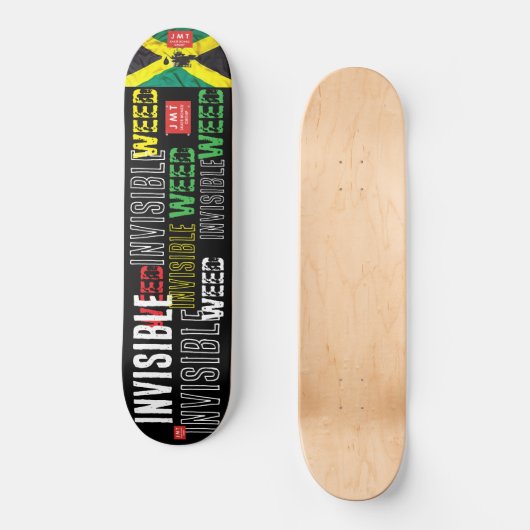 INVISIBLE WEED. JMT Skateboard (Voorkant)