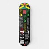 INVISIBLE WEED. JMT Skateboard (Voorkant)