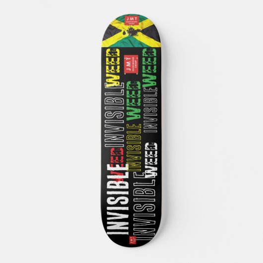 INVISIBLE WEED. JMT Skateboard (Voorkant)