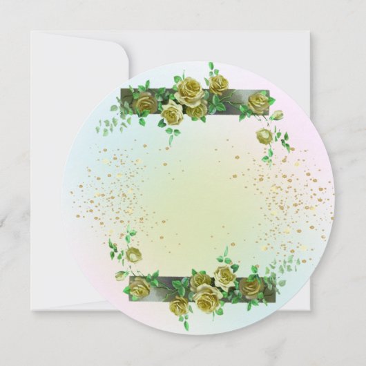 Invitación 20 cumpleaños con rosas personalizada kaart (Achterkant)