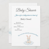 Invitación A Baby Shower to Celebrate Kaart (Voorkant / Achterkant)