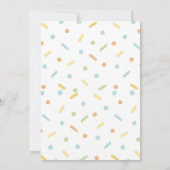 Invitación a la fiesta de cumpleaños de Dinosaurio Kaart (Achterkant)