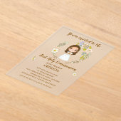 Invitación acrílico GEORGIA Primera Comunión Acryl Uitnodigingen (Laagn)