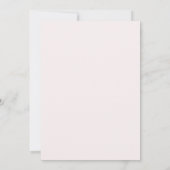 Invitación al bautismo rosado kaart (Achterkant)