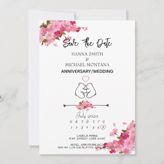 INVITACIÓN ANNIVERSARY / ANIVERSARIO KAART (Voorkant)