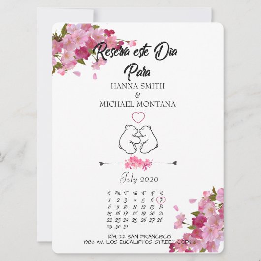 INVITACIÓN ANNIVERSARY / ANIVERSARIO KAART (Voorkant)